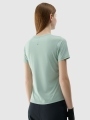 T-shirt de ciclismo de secagem rápida para mulher - turquesa 4FWSS25TFTSF1433 turquesa