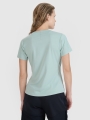 T-shirt de ciclismo de secagem rápida para mulher - turquesa 4FWSS25TFTSF1433 turquesa