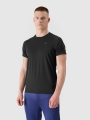 T-shirt de treino regular de secagem rápida para homem - preto 4FWSS25TFTSM1215 preto