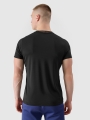 T-shirt de treino regular de secagem rápida para homem - preto 4FWSS25TFTSM1215 preto