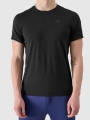 T-shirt de treino regular de secagem rápida para homem - preto 4FWSS25TFTSM1215 preto