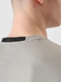 T-shirt de treino regular de secagem rápida para homem - caqui 4FWSS25TFTSM1215 olive/khaki