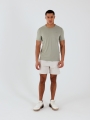 T-shirt de treino regular de secagem rápida para homem - caqui 4FWSS25TFTSM1215 olive/khaki