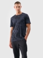 T-shirt de treino regular de secagem rápida para homem - preto 4FWSS25TFTSM1216 preto