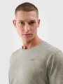 T-shirt de treino regular de secagem rápida para homem - caqui 4FWSS25TFTSM1216 olive/khaki