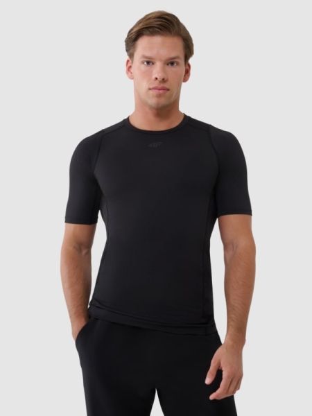 T-shirt de treino de secagem rápida para homem - preto 4FWSS25TFTSM1218 preto