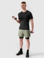 T-shirt de treino de secagem rápida para homem - preto 4FWSS25TFTSM1218 preto