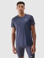 T-shirt de corrida regular de secagem rápida para homem - cinzento 4FWSS25TFTSM1260 cinzento