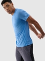 T-shirt de corrida regular de secagem rápida para homem - azul 4FWSS25TFTSM1260 azul