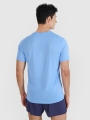 T-shirt de corrida regular de secagem rápida para homem - azul 4FWSS25TFTSM1260 azul