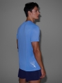 T-shirt de corrida regular de secagem rápida para homem - azul 4FWSS25TFTSM1260 azul
