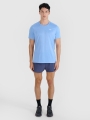 T-shirt de corrida regular de secagem rápida para homem - azul 4FWSS25TFTSM1260 azul