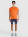 T-shirt de corrida regular de secagem rápida para homem - laranja 4FWSS25TFTSM1260 laranja