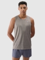 T-shirt de corrida regular de secagem rápida para homem - cinzenta 4FWSS25TFTSM1261 cinzenta