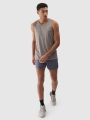 T-shirt de corrida regular de secagem rápida para homem - cinzenta 4FWSS25TFTSM1261 cinzenta