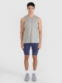 T-shirt de corrida regular de secagem rápida para homem - cinzenta 4FWSS25TFTSM1261 cinzenta