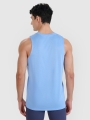 T-shirt de corrida regular de secagem rápida para homem - azul 4FWSS25TFTSM1261 azul