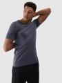 T-shirt de corrida de secagem rápida para homem - cinzento 4FWSS25TFTSM1262 cinzento