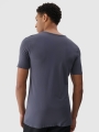 T-shirt de corrida de secagem rápida para homem - cinzento 4FWSS25TFTSM1262 cinzento