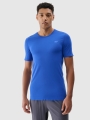 T-shirt de corrida de secagem rápida para homem - azul 4FWSS25TFTSM1262 azul