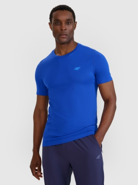 T-shirt de corrida de secagem rápida para homem - azul 4FWSS25TFTSM1262 azul