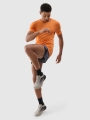 T-shirt de corrida de secagem rápida para homem - laranja 4FWSS25TFTSM1262 laranja