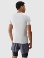 T-shirt de corrida slim de secagem rápida para homem - cinzento 4FWSS25TFTSM1263 cinzento