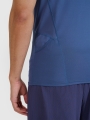 T-shirt de corrida slim de secagem rápida para homem - azul marinho 4FWSS25TFTSM1263 azul marinho