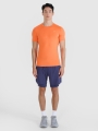 T-shirt de corrida slim de secagem rápida para homem - laranja 4FWSS25TFTSM1263 laranja
