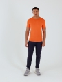 T-shirt de corrida slim de secagem rápida para homem - laranja 4FWSS25TFTSM1263 laranja