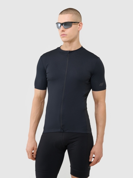 Camisola de Ciclismo com Fecho de Correr para Homem - Preto - 4FWSS25TFTSM1285	