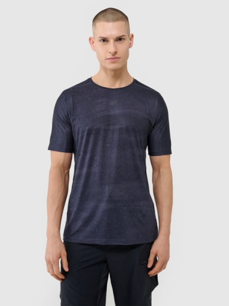 T-shirt de ciclismo de secagem rápida para homem - preto 4FWSS25TFTSM1286 preto
