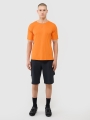 T-shirt de ciclismo de secagem rápida para homem - laranja 4FWSS25TFTSM1434 laranja