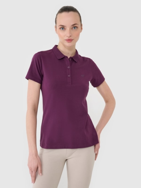 POLO SHIRT 4FWSS25TPTSF359 violeta
