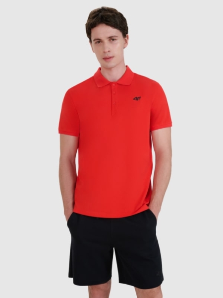 POLO SHIRT 4FWSS25TPTSM407 Vermelho