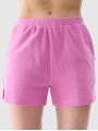 Calções de Malha Waffle para Mulher - Cor-de-Rosa - 4FWSS25TSHOF531 