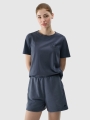 Calções para Mulher - Cinzento - 4FWSS25TSHOF609      