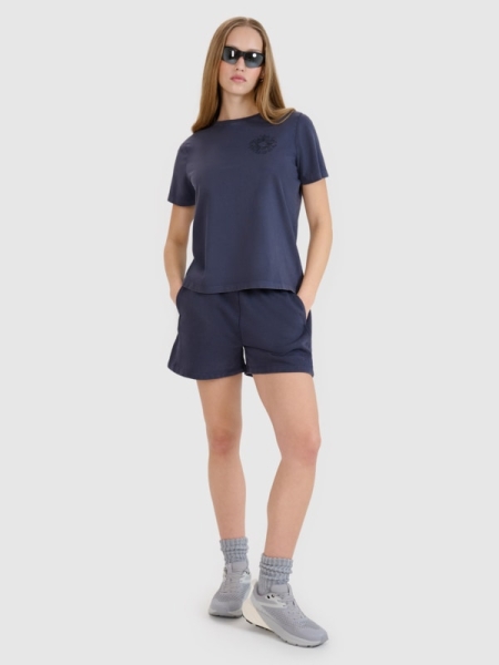 Calções para Mulher - Cinzento - 4FWSS25TSHOF609      