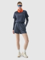 Calções para Mulher - Cinzento - 4FWSS25TSHOF609      