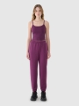 Top cropped fino para mulher - roxo 4FWSS25TSLEF127 violeta