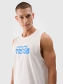 Camisola de Alças para Homem - Branco - 4FWSS25TSLEM123                                                           