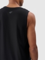 Top de alças oversized para homem - preto 4FWSS25TSLEM128 preto