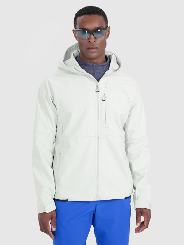 Casaco Softshell Corta-Vento com Membrana 10000 para Homem - Cinzento - 4FWSS25TSOFM313