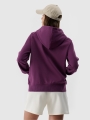 Moletom com capuz para mulher - roxo 4FWSS25TSWSF1542 violeta