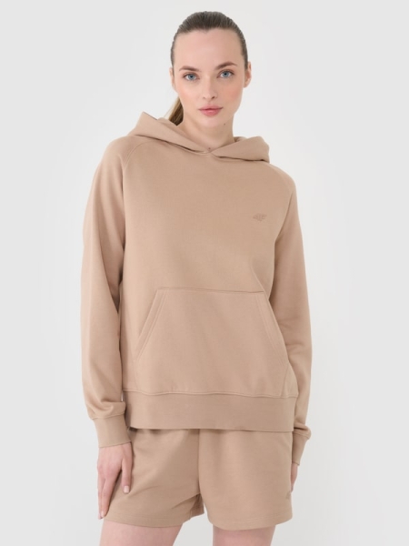 Sweatshirt para Mulher - Bege - 4FWSS25TSWSF1542                               