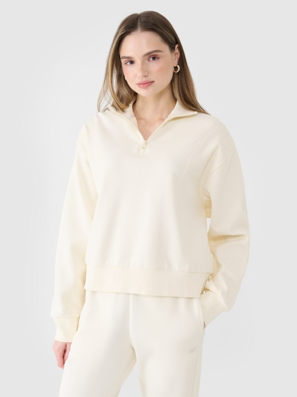 Sweatshirt para Mulher - Branco - 4FWSS25TSWSF1545