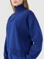 Camisola com Gola para Mulher - Azul Marinho - 4FWSS25TSWSF1545