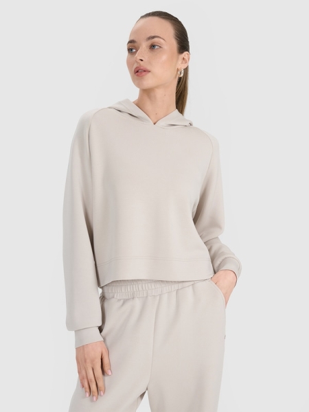 Sweatshirt para Mulher - Bege - 4FWSS25TSWSF1562  