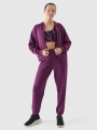 Casaco de Fato de Treino para Mulher - Roxo - 4FWSS25TSWSF1577   