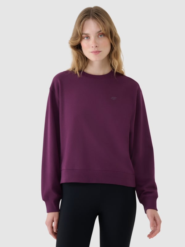 Sweatshirt para Mulher - Violeta - 4FWSS25TSWSF1769     